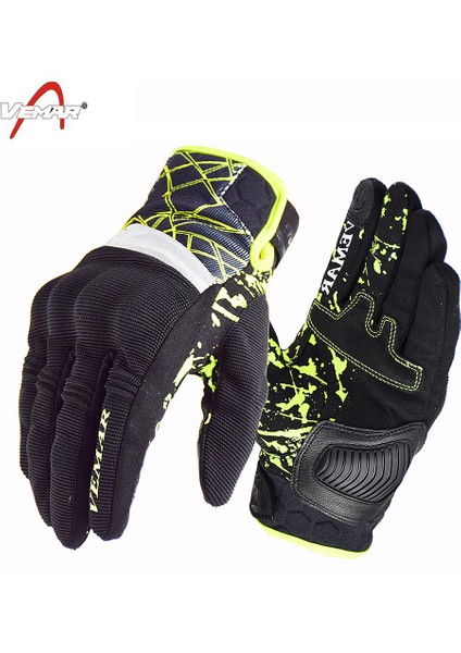 Yeşil Stil S Beden Vemar Motosiklet Eldiveni Erkek Dokunmatik Ekran Şok Emici Mot Bisiklet Eldiveni Suomy Yazlık Motokros Yarış Eldiveni Retro Siyah S-Xxl (Yurt Dışından)