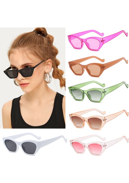 Leopar-Çay Tarzı Yaz Kadın Erkek Retro Küçük Kare Güneş Gözlüğü Vintage Dikdörtgen Gözlük Açık UV400 Koruma Gözlükleri (Yurt Dışından) fiyatları