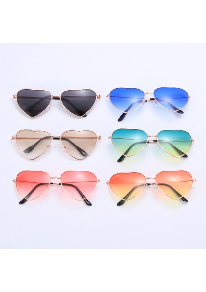 No.5 Tarzı Sıcak Satış Metal Çerçeve Güneş Gözlüğü Vintage Kalp Şekilli Güneş Gözlükleri Kadınlar Kostüm Aksesuarları Motor Aksesuarları Için Dış Mekan Gözlüğü (Yurt Dışından) modelleri