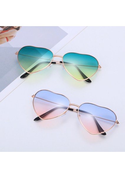 No.5 Tarzı Sıcak Satış Metal Çerçeve Güneş Gözlüğü Vintage Kalp Şekilli Güneş Gözlükleri Kadınlar Kostüm Aksesuarları Motor Aksesuarları Için Dış Mekan Gözlüğü (Yurt Dışından) indirimleri