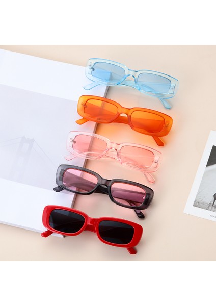 Şeffaf Mavi Stil 1 Pc Moda Retro Araba Otomatik Güneş Gözlüğü Motosiklet Toz Geçirmez Küçük Dikdörtgen Güneş Gözlüğü Uv Koruma Gözlüğü (Yurt Dışından) fırsatları