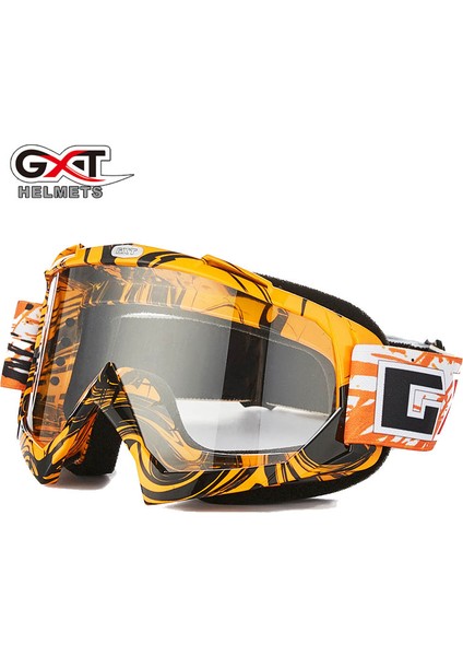 No.9 Tarzı Motokros Gözlüğü Atv Mtb Dh Rüzgar Geçirmez Kayak Moto Bisiklet Goggles Cam Kir Motosiklet Gözlükleri - (Yurt Dışından)