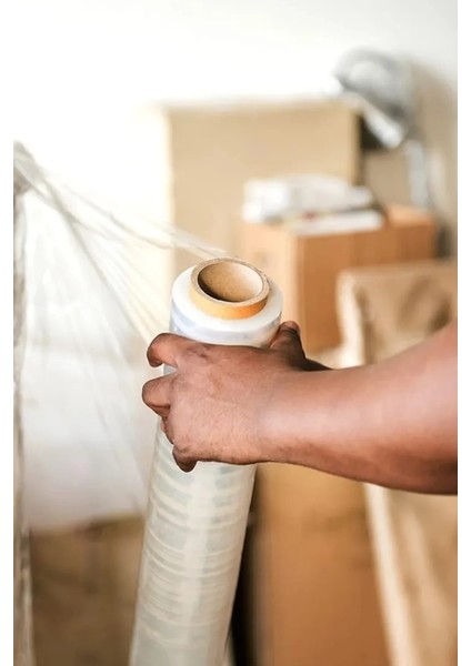 Streç Film Eşya Palet Streç Film 1. 8kg 230MT 50CM 17 Mikron 1 Adet fırsatları