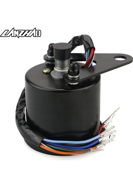 Siyah Stil Motosiklet Retro Hız Göstergesi Kilometre Sayacı 12V Motorcu Çift Hız Metresi ile LED Göstergeli Evrensel Harley Kawasaki Cafe Racer Için (Yurt Dışından) fiyatları