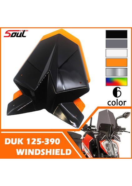 Siyah Stil Ktm DUKE125 DUKE250 Duke Için Motosiklet Rüzgarlık Cam Gölgelik Visörü (Yurt Dışından) fiyatları