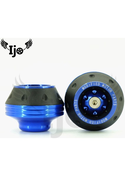 Mavi Stil Renkli Koruyucu Motor Bisiklet Kaza Pedleri Çarpma Koruyucu Motosiklet Kaza Koruma Motokros Çarpma Pedalı Tekerlek Çerçeve Slider Moto (Yurt Dışından)