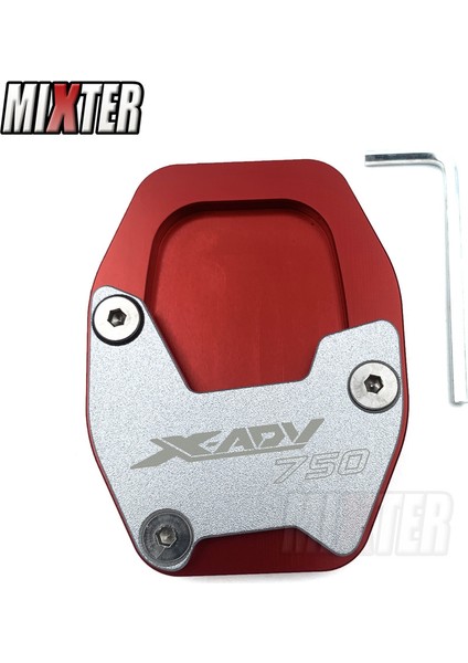 Kırmızı 2 Tarzı Honda X-Adv 750 Xadv 750 X-Adv Için Motosiklet C Düz Ayak Yan Stand Uzatma Plakası Kickstand Ayak Genişletici (Yurt Dışından)