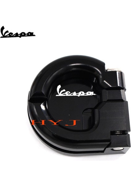 Siyah Stil Vespa GTS300 Lxv Sprint Primavera Kask Kanca Kilidi Adaptör Motosiklet Saklama Kanca Vespa Gt Gts Gtv Lx Lt Için (Yurt Dışından)