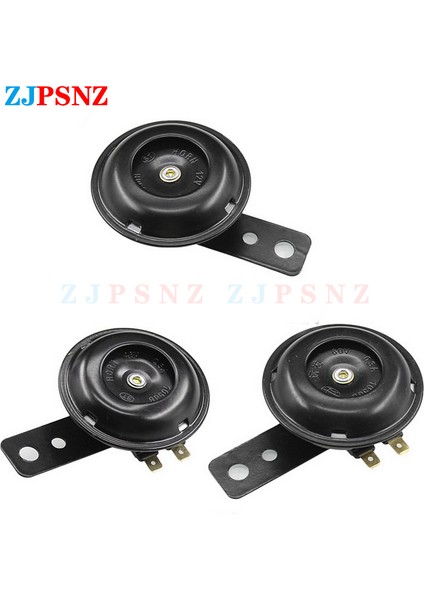 36V 2 Adet Elektrikli Bisiklet Motosiklet Elektrikli Scooter Klakson Kiti 6V 12V 24V 36V 48V 60V 72V Su Geçirmez Yuvarlak Süper Yüksek Sesli Klakson Hoparlör Scooter Mopeds (Yurt Dışından)