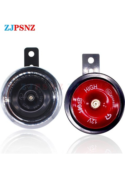 1 Adet Siyah 12V 12V Motosiklet Elektrikli Bisiklet Scooter Korna Süper Yüksek Sesli Su Geçirmez 110DB Moped Kir Bisikleti Elektrikli Araç Havalı Korna Motorcu (Yurt Dışından)