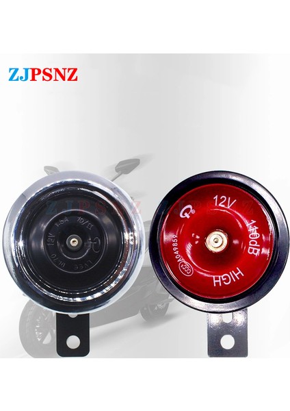 1 Adet Siyah 12V 12V Motosiklet Elektrikli Bisiklet Scooter Korna Süper Yüksek Sesli Su Geçirmez 110DB Moped Kir Bisikleti Elektrikli Araç Havalı Korna Motorcu (Yurt Dışından)