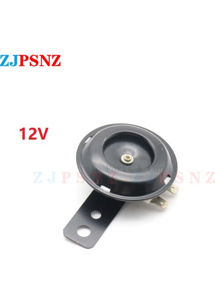 12V 105DB 1 Adet Elektrikli Bisiklet Motosiklet Elektrikli Scooter Klakson Kiti 6V 12V 24V 36V 48V 60V 72V Yuvarlak Süper Yüksek Sesli Klakson Hoparlör Scooter Mopeds (Yurt Dışından)