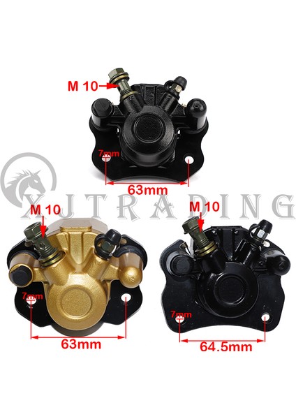 Altın Tarzı Çin Atv Arka Sol Sağ Fren Diski Rotor Kaliper 50CC- Quad Taotao Roketa Sunl Kazuma Sunl 4 Tekerlekli Fren Parçaları (Yurt Dışından) modelleri