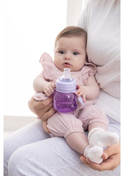 KiKindy Damlatmaz Egitici Su Alıştırma Bardağı 200 ml 6+ Ay - Baby Purple fiyatları