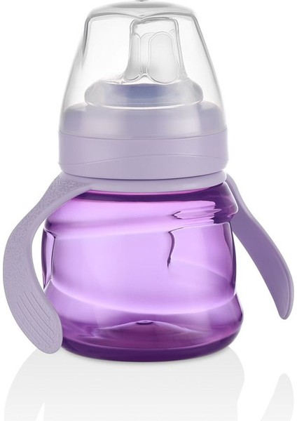 KiKindy Damlatmaz Egitici Su Alıştırma Bardağı 200 ml 6+ Ay - Baby Purple indirimleri
