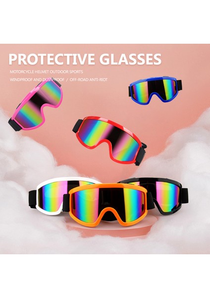 No.5 Tarzı Motorsiklet Güneş Gözlüğü Dış Mekan Koruyucu Gözlük Goggles Atv Motorsiklet Gözlüğü Atv Motorsiklet Kask Gözlüğü (Yurt Dışından) fırsatları