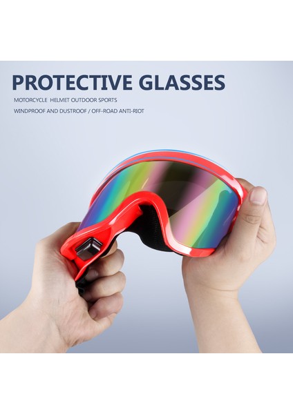 No.5 Tarzı Motorsiklet Güneş Gözlüğü Dış Mekan Koruyucu Gözlük Goggles Atv Motorsiklet Gözlüğü Atv Motorsiklet Kask Gözlüğü (Yurt Dışından) indirimleri