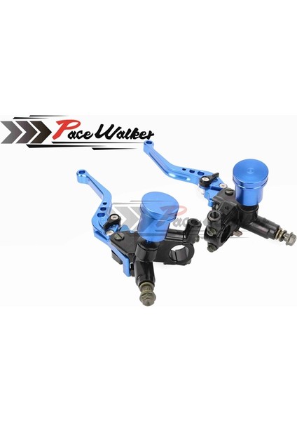 Mavi Stil Honda Yamaha Kawasaki Için Motosiklet Yarışı Evrensel Kolu Hidrolik Debriyaj Fren Pompası Ana Silindir Aksesuarları (Yurt Dışından)