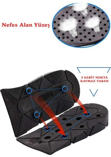 Topuk Uzatıcı ve Konforlu 5 cm Hava Yastıklı Ayakkabı Tabanı, 2 Kademe fiyatları