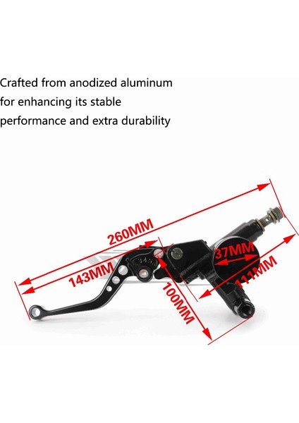 Siyah Stil Honda Yamaha Kawasaki Için Motosiklet Yarışı Evrensel Kolu Hidrolik Debriyaj Fren Pompası Ana Silindir Aksesuarları (Yurt Dışından) fırsatları