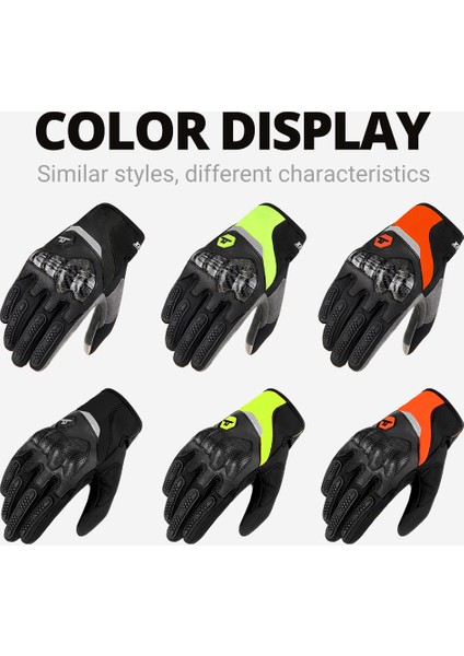 M30 Yeşil Eldiven Stili L Beden Karbon Fiber Motosiklet Eldiveni Tam Parmak Moto Motokros Eldiven Dokunmatik Ekran Guantes Moto Nefes Alabilen Motosiklet Eldiveni (Yurt Dışından) modelleri