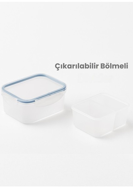 4'lü Mini Diyet Kabı Seti Bpa Free Hava Almaz Saklama Kabı Çıkarılabilir Bölmeli Gıda Kutusu 350 ml modelleri