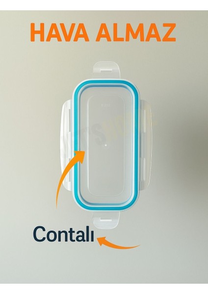 4'lü Mini Diyet Kabı Seti Bpa Free Hava Almaz Saklama Kabı Çıkarılabilir Bölmeli Gıda Kutusu 350 ml fırsatları