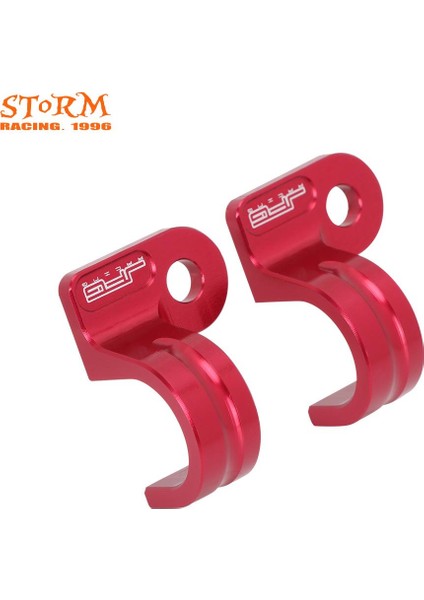 Honda XR250R XR250L XR600R CR80R XR650L XR400R CR85R VTR1000F Xr 250R 250L 600R L Cr Vtr Için Kırmızı Fren Hortumu Snap Motosiklet C (Yurt Dışından)