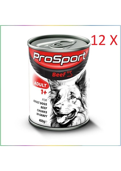 Prosport Dana Etli Yetişkin Köpek Konservesi 400 gr 12 Adet fiyatları