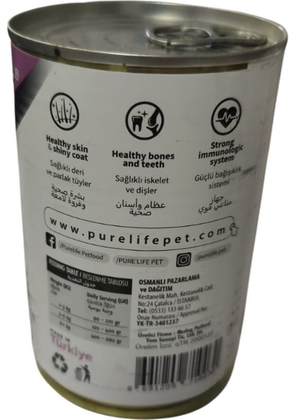Prosport Dana Etli Yetişkin Köpek Konservesi 400 gr 12 Adet fırsatları