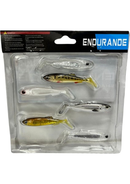 Endurande Shad 70MM Mix Silikon Yem