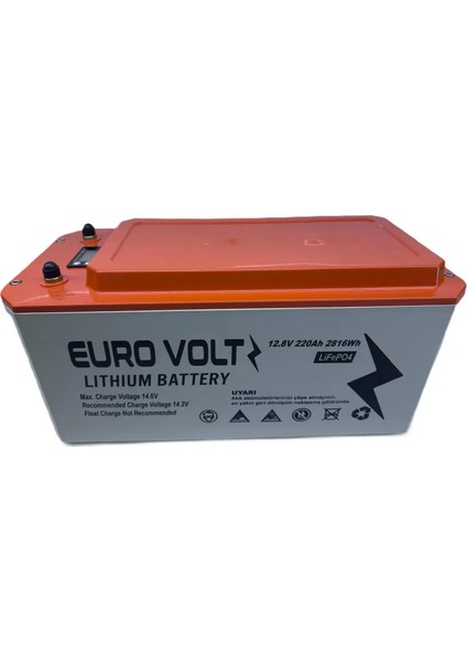 Eurovolt Lifepo4 12.8V 220AH fiyatları
