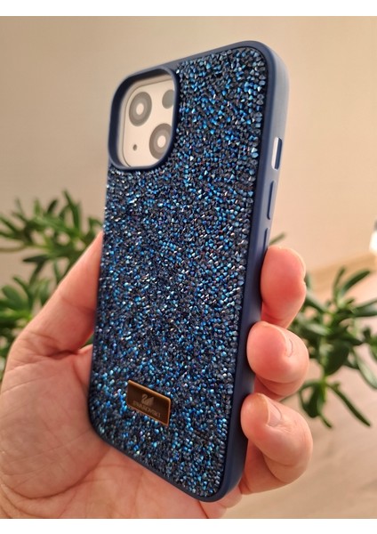 iPhone 13 / 14 ve 15 Uyumlu Işıltılı Taşlı Kamera Çıkıntılı Içi Kadife Kaliteli Lüks Kılıf fırsatları