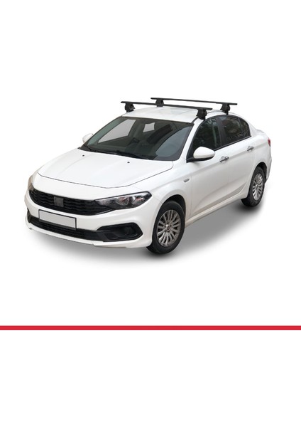 Fiat Egea Sedan 2015 ve Sonrası ile Uyumlu Ace-4 Ara Atkı Tavan Barı Siyah 2 Adet modelleri