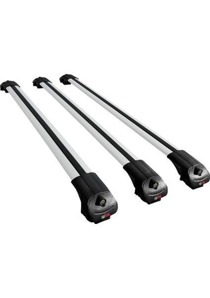 Opel Combo D 2012-2018 Arası ile Uyumlu Ace-1 Ara Atkı Tavan Barı Gri 3 Adet