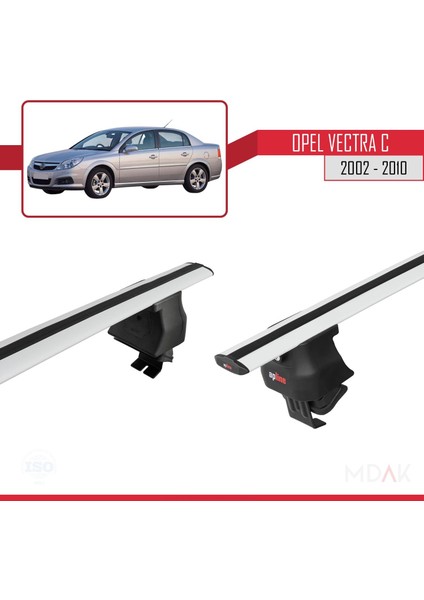 Opel Vectra C 2002-2010 Arası ile Uyumlu Ace-4 Ara Atkı Tavan Barı Gri 2 Adet fırsatları