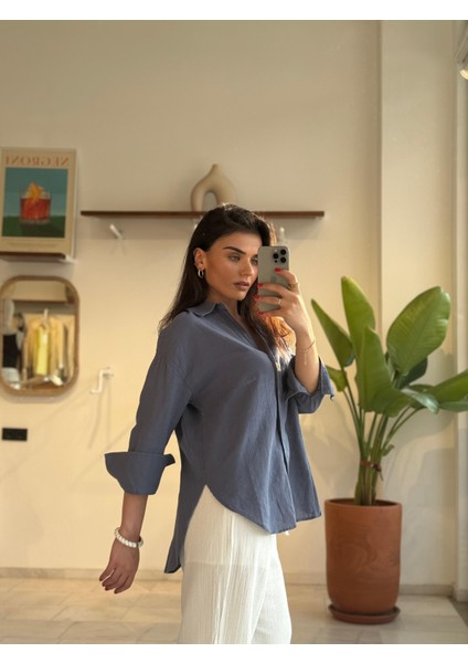 Indigo Keten Gömlek fiyatları