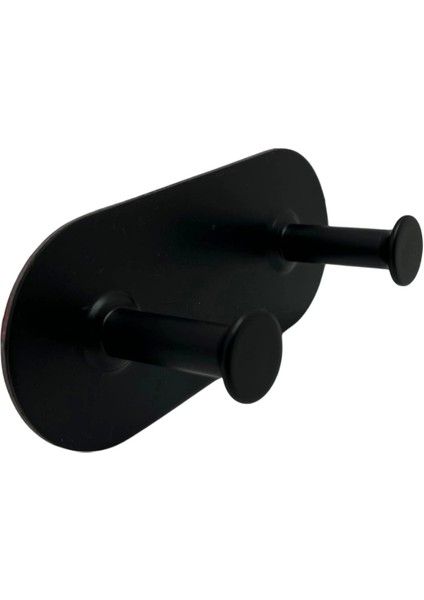 Thincal Kendinden Yapışkanlı Askılık Ikili Mat Siyah 2 Li Paket modelleri