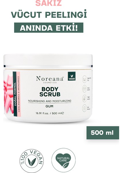 Sakızlı 500ML Scrub Peeling
