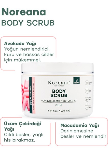 Sakızlı 500ML Scrub Peeling