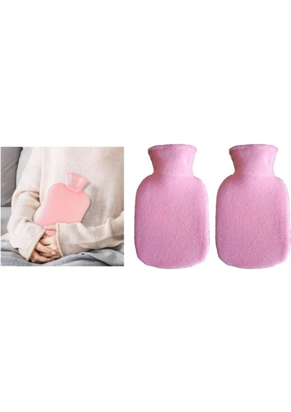 Sıcak Su Torbası 2 Adet,açık Pembe 23X15X2CM 250 ml
