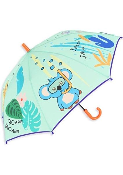 Jungle Friends Çocuk Şemsiye Unisex Koleksiyon 1 Adet