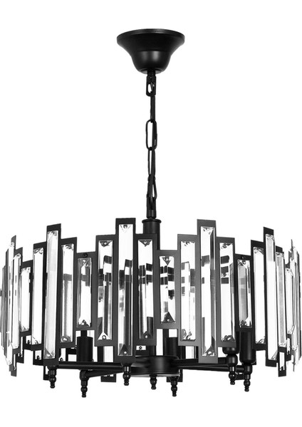 Theon Siyah Renkli, Taşlı, Sarkıt Avize, BS.7376-54-50