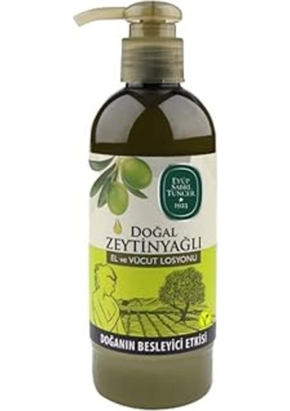 Doğal Zeytinyağlı El ve Vücut Losyonu 250 ml, Ferahlatıcı ve Nemlendirici Bakım