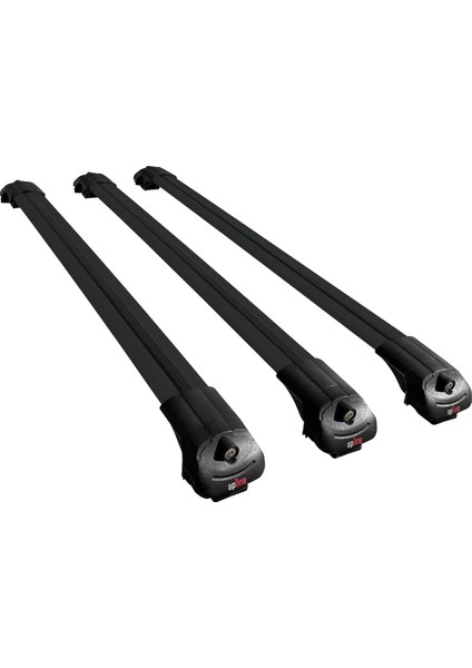 Kia Carnival 4 (Ka4) 2021-2023 Arası ile Uyumlu Ace-1 Ara Atkı Tavan Barı Siyah 3 Adet