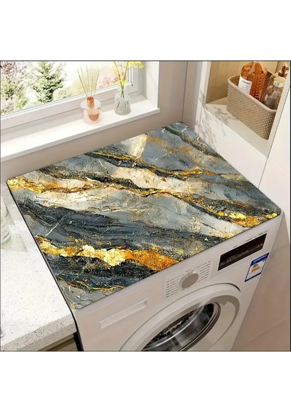 55 cm x 45 cm Gri Altın Mermer Tasarımı Tezgah Üstü Bulaşık Kurutma Matı Bulaşıklık Kurutma Örtüsü modelleri