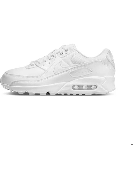 Air Max 90 Kadın Sneaker Ayakkabı - DH8010-100 (Yarım Numara Büyük Almanızı Öneririz) Beyaz - 38,5