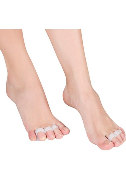 Ayak Parmak Düzeltici, 3 Parmak için Silikon ve Makaralı Koruyucu fırsatları