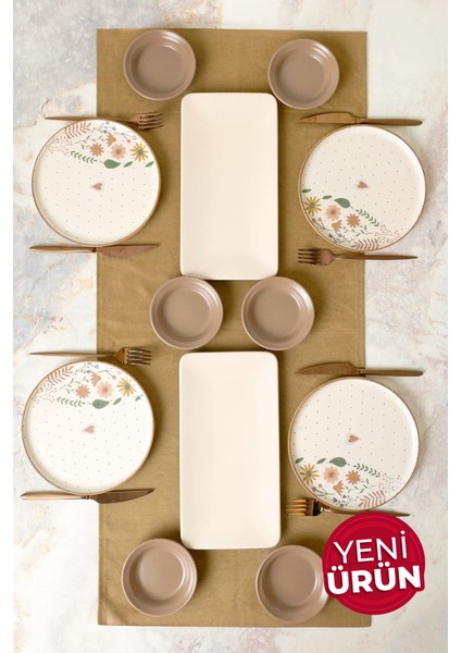 Soft Bloom Kahvaltı Takımı 12 Parça 4 Kişilik 22875