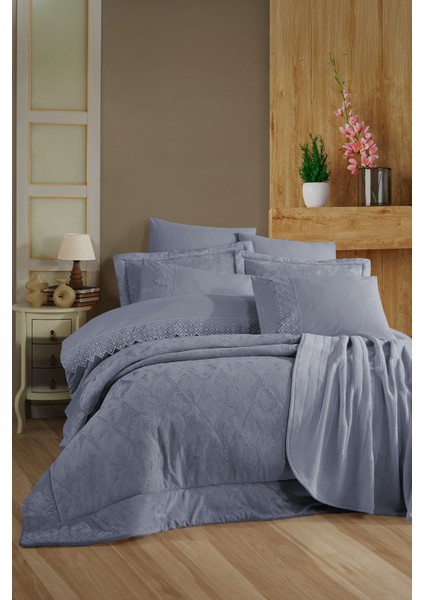 Çeyiz Paketi Vanetta 10 Parça Mavi